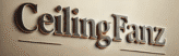 Text logo for CeilingFanz company